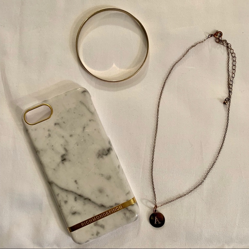 MARBLE + GOLD iPHONE 6/6s CASE